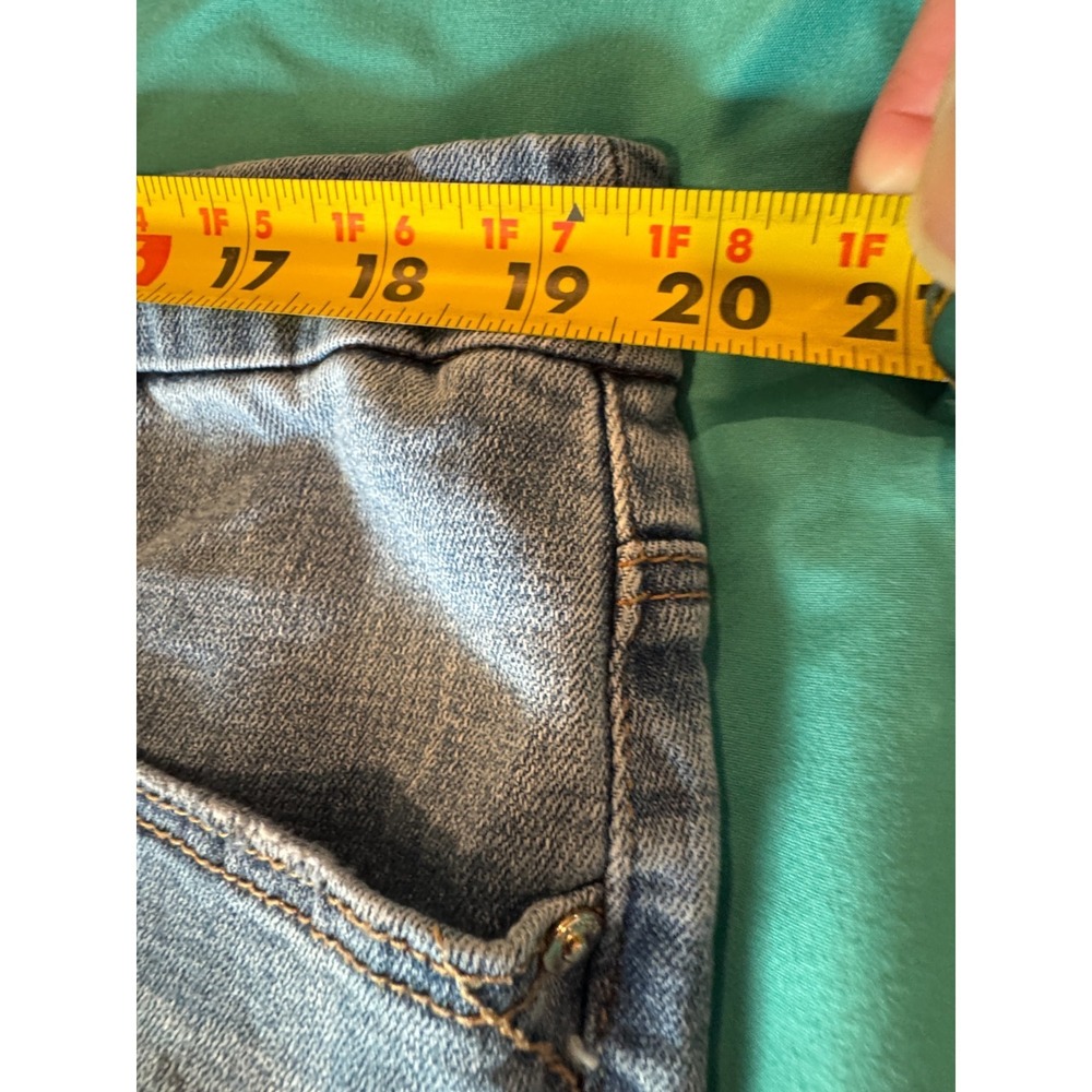 Chico's So Slimming Girlfriend Slim Leg Ankle Jeans 3 XL Embroidered Beaded - Picture 9 of 11